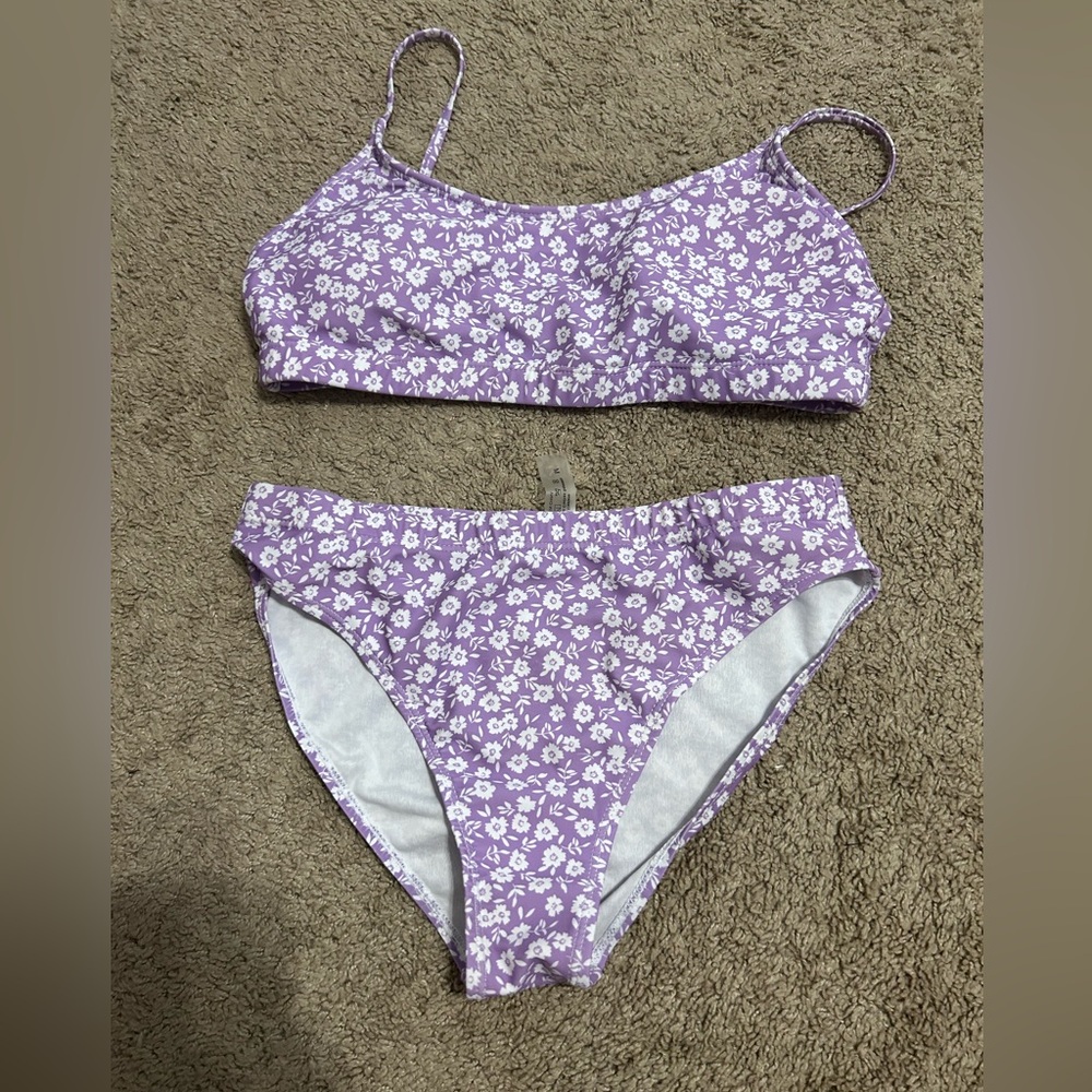 Shein Ditsy Floral Bikini Set Summer Beach